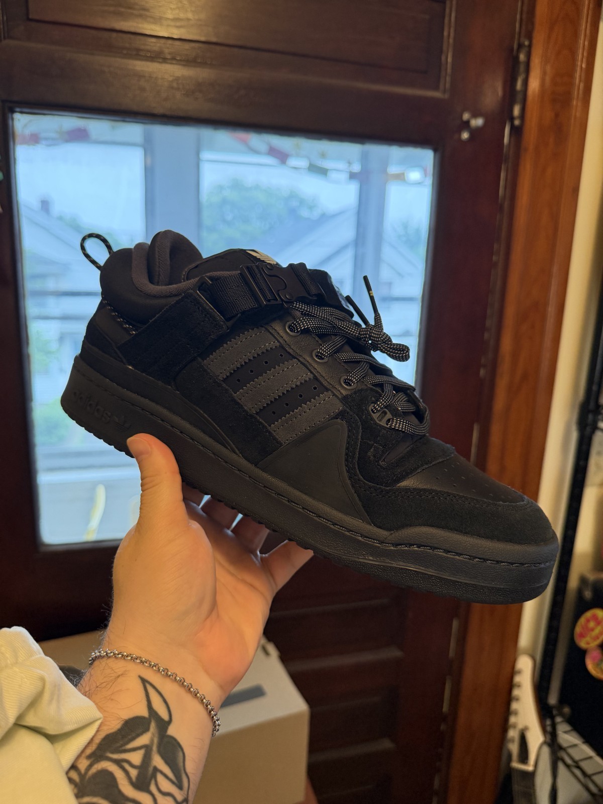 Size 10.5 – Bad Bunny x adidas Forum Buckle Low Back To School