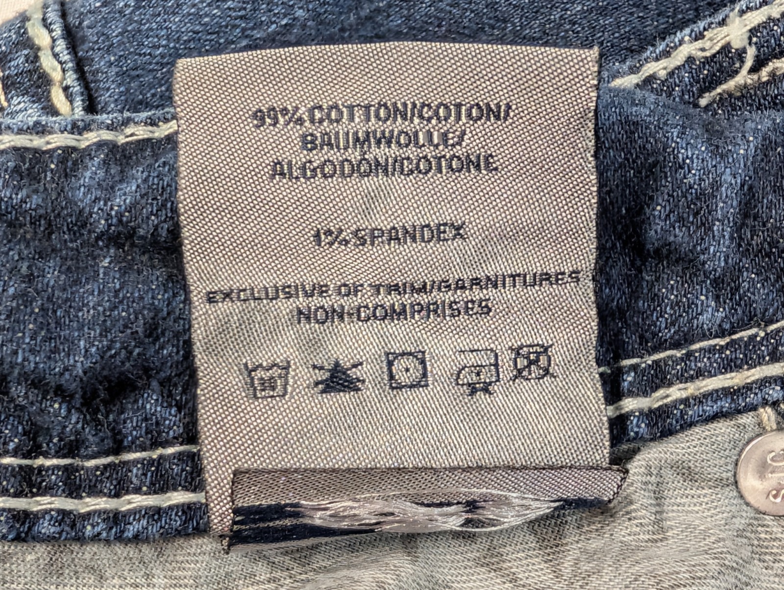 Silver Jeans Co Suki Womens 29×32 Dark Wash Stretch Bootcut Embroidered Pockets