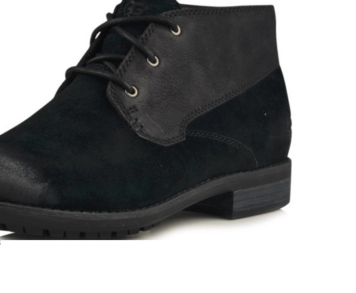 UGG Australia Worthing Vintage Distressed Black Suede Leather Chukka Boots 8.5 M