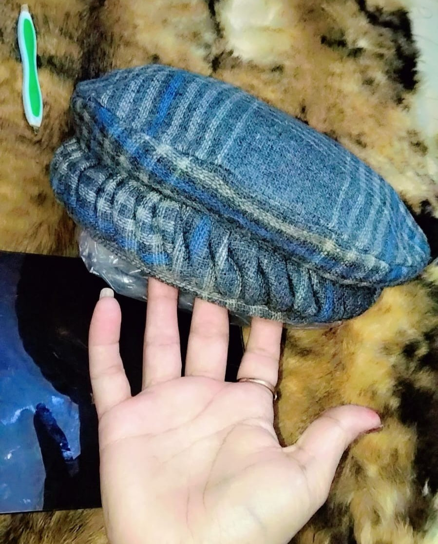 Afghan Pakol With Feather Chitrali Hand Made Pakol Hat Traditional Chitrali Pako