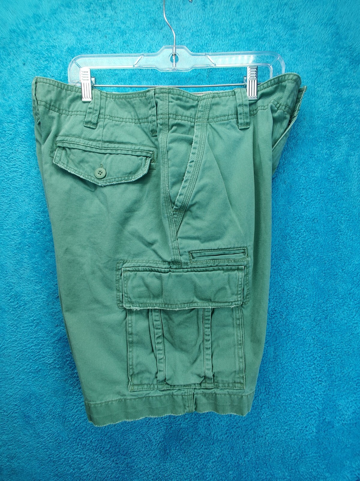 Vtg Roebuck And Company Men’s Size 36 Green Cargo Shorts 4929