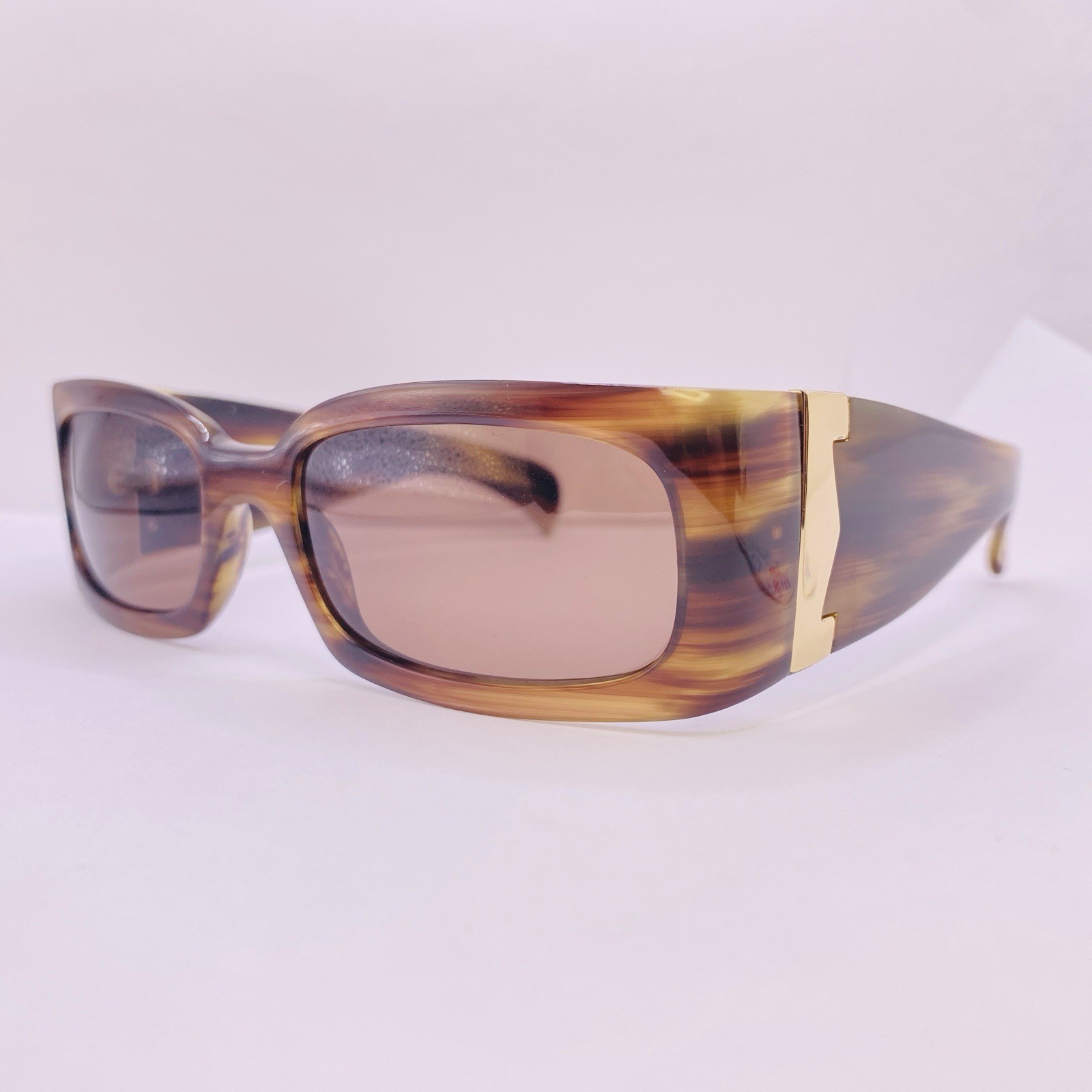 Max Mara Sunglasses Frames MM 699/S 2CM 54 [] 18 125 MM Gradient Brown Gold