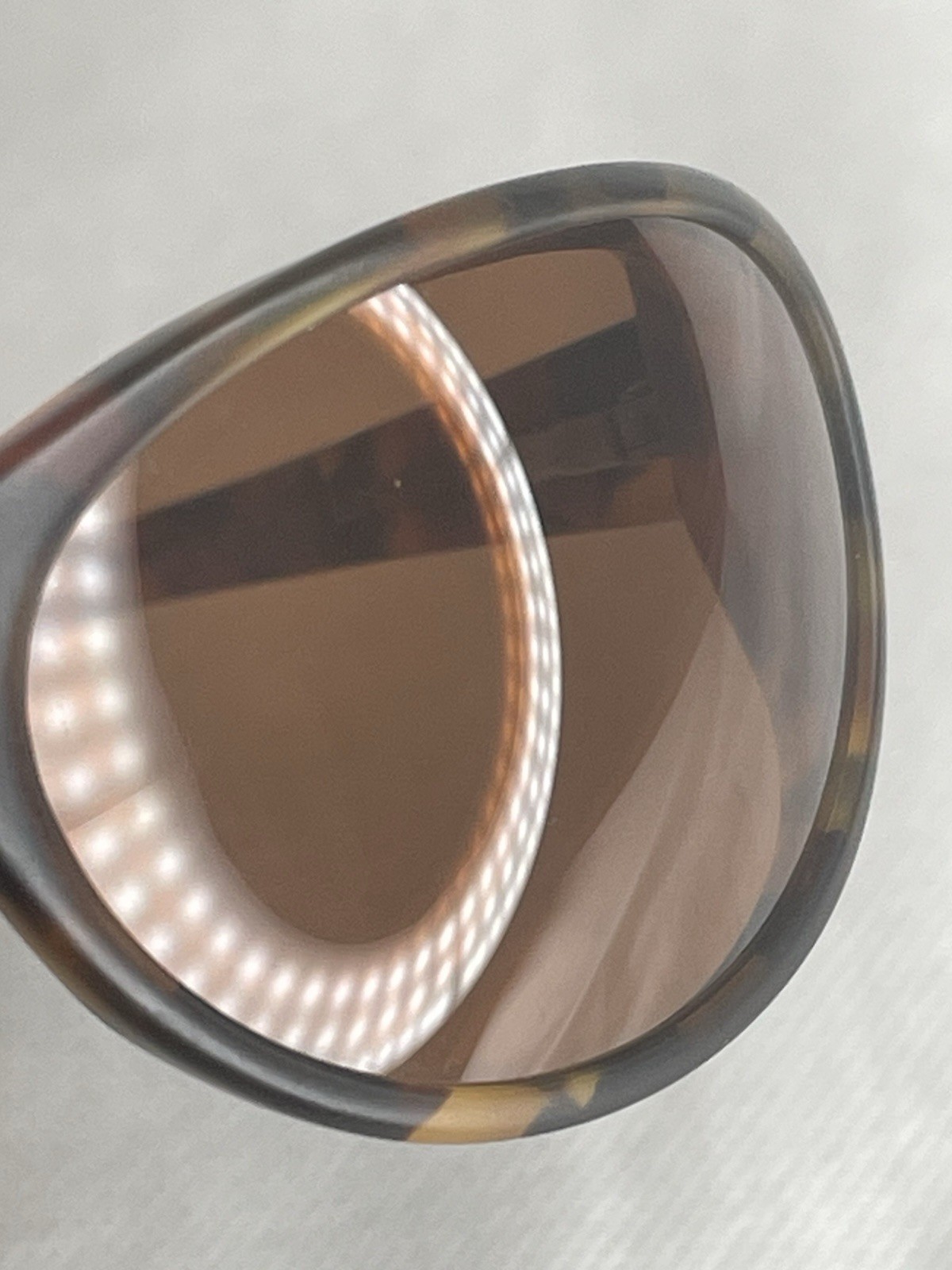 VTG Torque Hand Made Polarized Sunglasses Tortoise Wrap Brown Lens P-9906 125mm