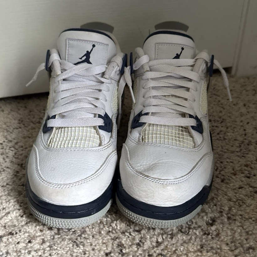 Men’s Air Jordan 4 Retro Midnight Navy 2012 Low Top Sneaker 308497-105