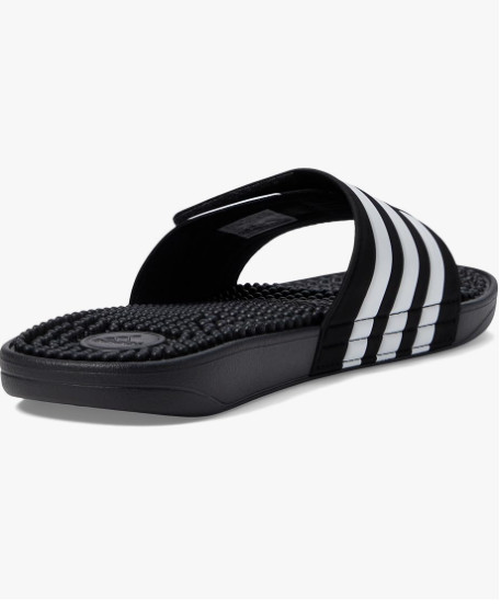 Men Adidas Adissage Black/White 100% Original Brand New