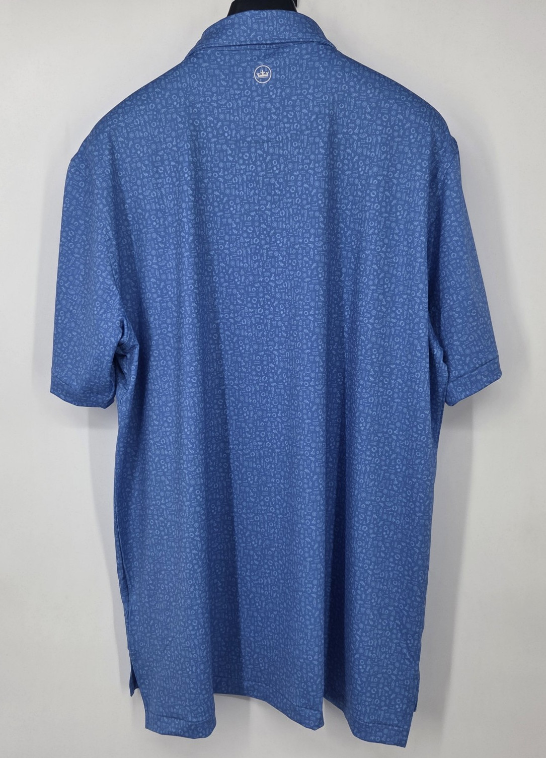 NEW Peter Millar Summer Comfort Polo Shirt Men’s XL Blue Golf Party Crown Sport
