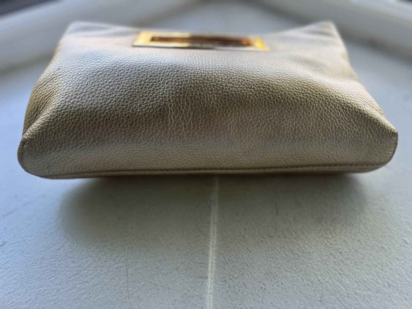 Michael Kors Metallic Gold Clutch