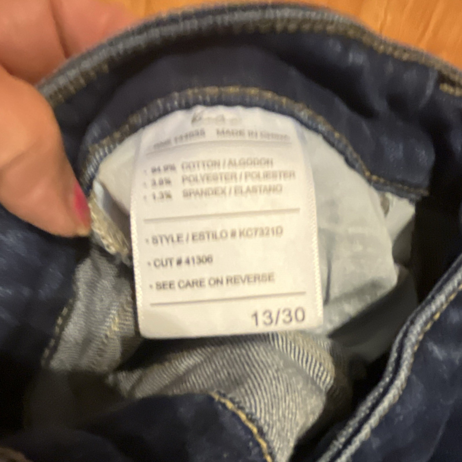 KanCan Womens Blue Dark Wash Denim Skinny Jeans Slim Fit Stretch 5-Pocket