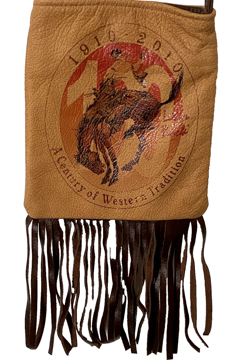 Pendleton LET ‘ER BUCK Rodeo ROUND UP ~ 100 Year Anniversary 2010 Leather PURSE