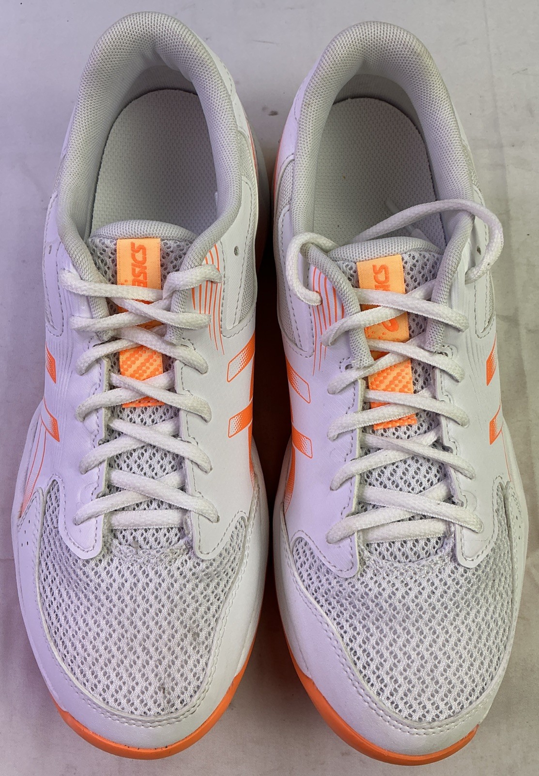ASICS Women’s Gel-Rocket 12 Volleyball Shoes-White/Vivid Coral-Size: 9.5