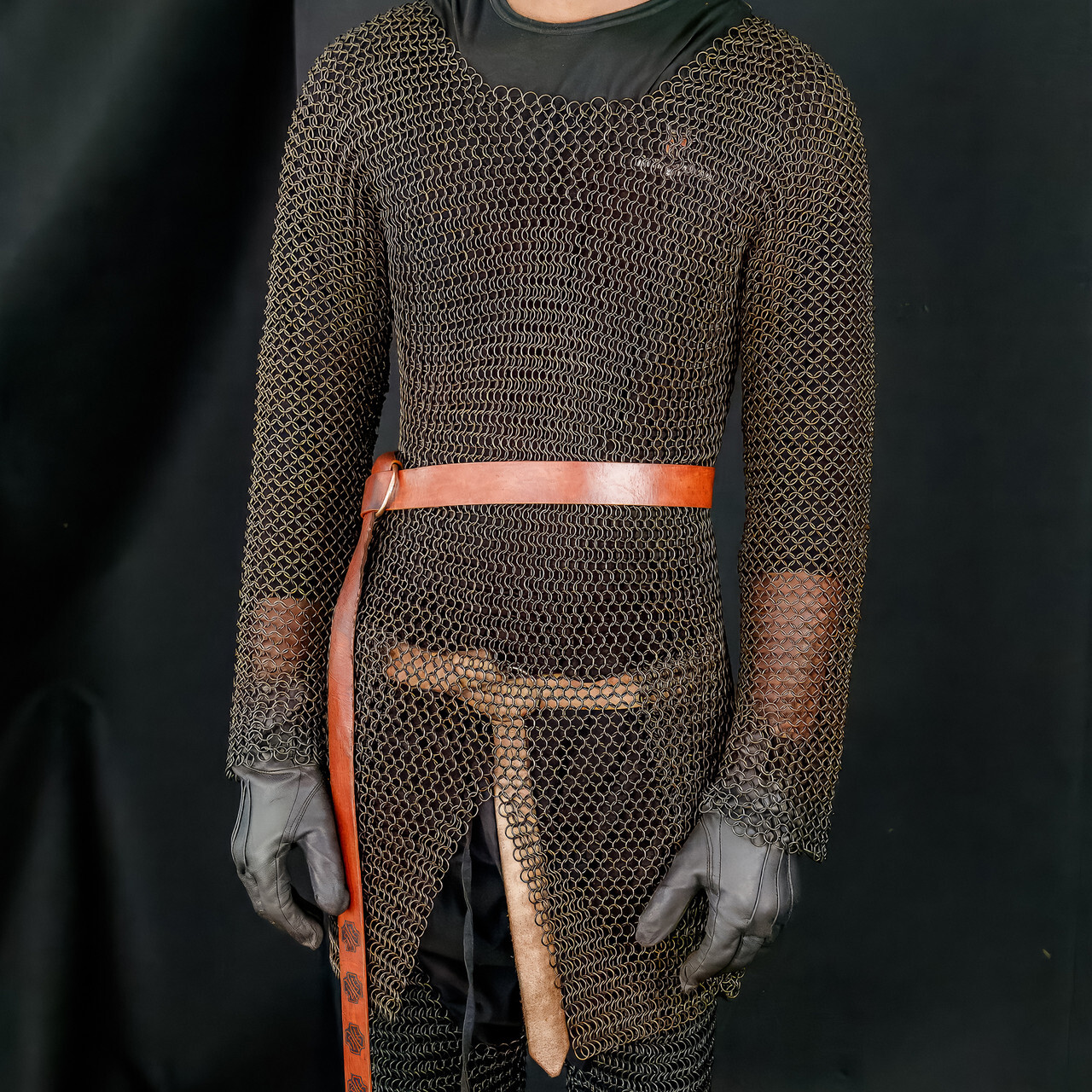 Chainmail Armor Full Sleeve Knight Shirt | Mild Steel Medieval Hauberk | 6 Color