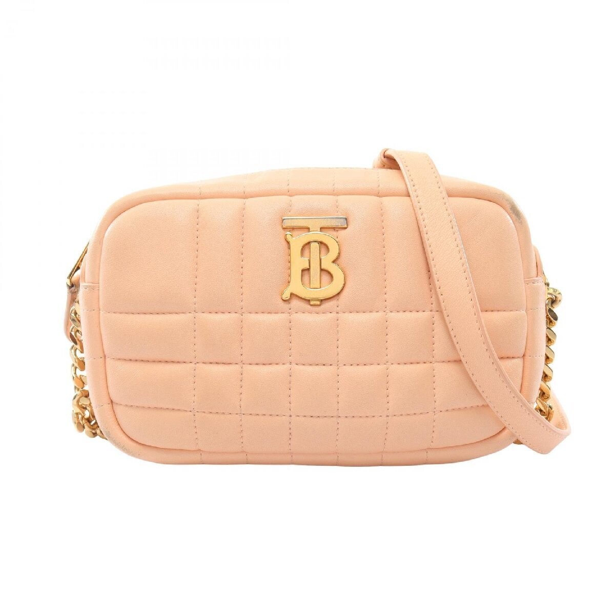 BURBERRY Shoulder bag Lola Leather Pink Authentic From Japan