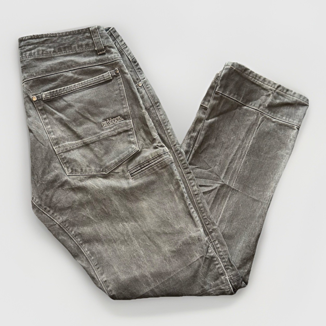 Kuhl Men’s Free Rydr 32×32 Gray Forged Iron Vintage Patina Dye Outdoor Hiking