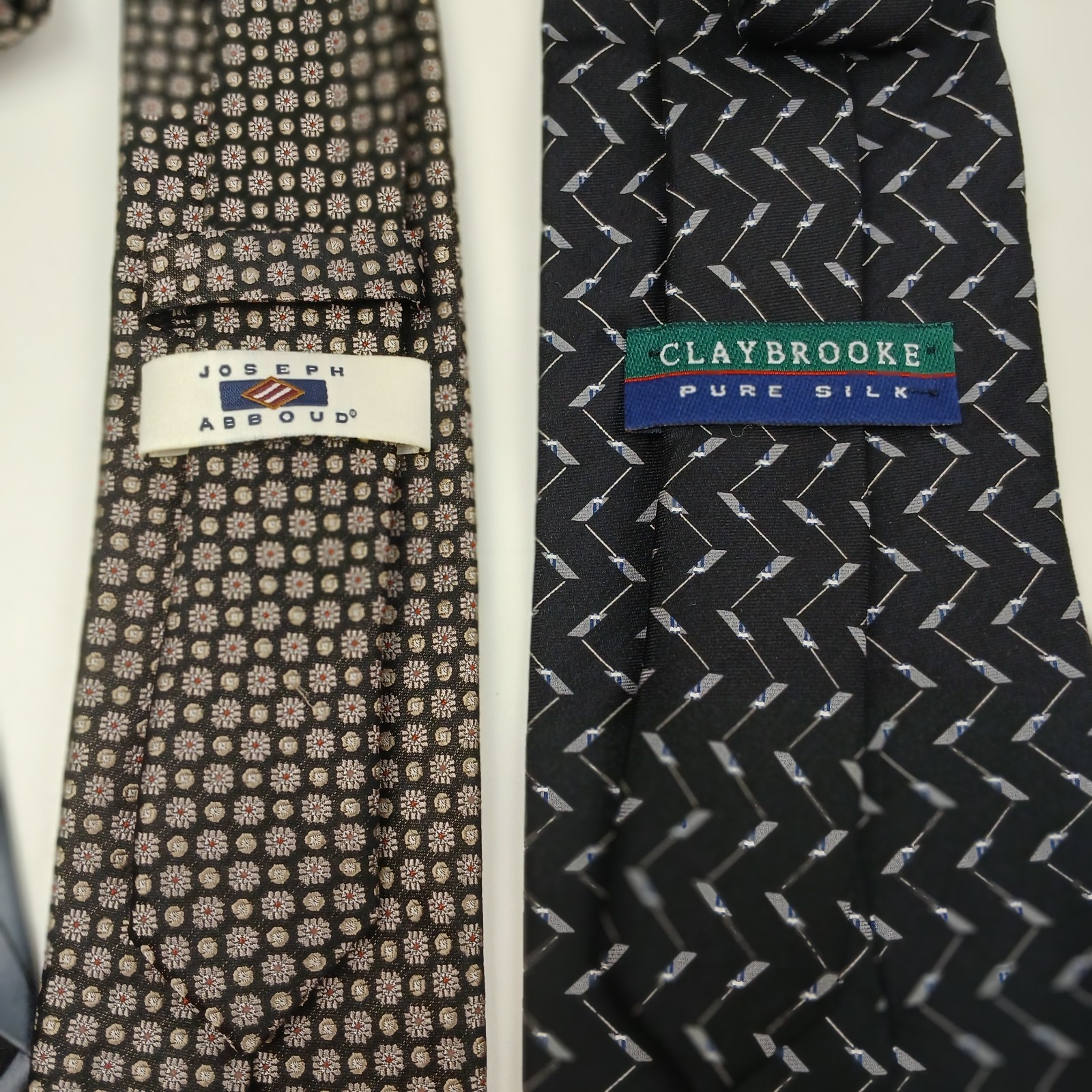 12 Vintage Mens 100% Silk Ties Mixed Colors & Patterns Classic 57″-60″