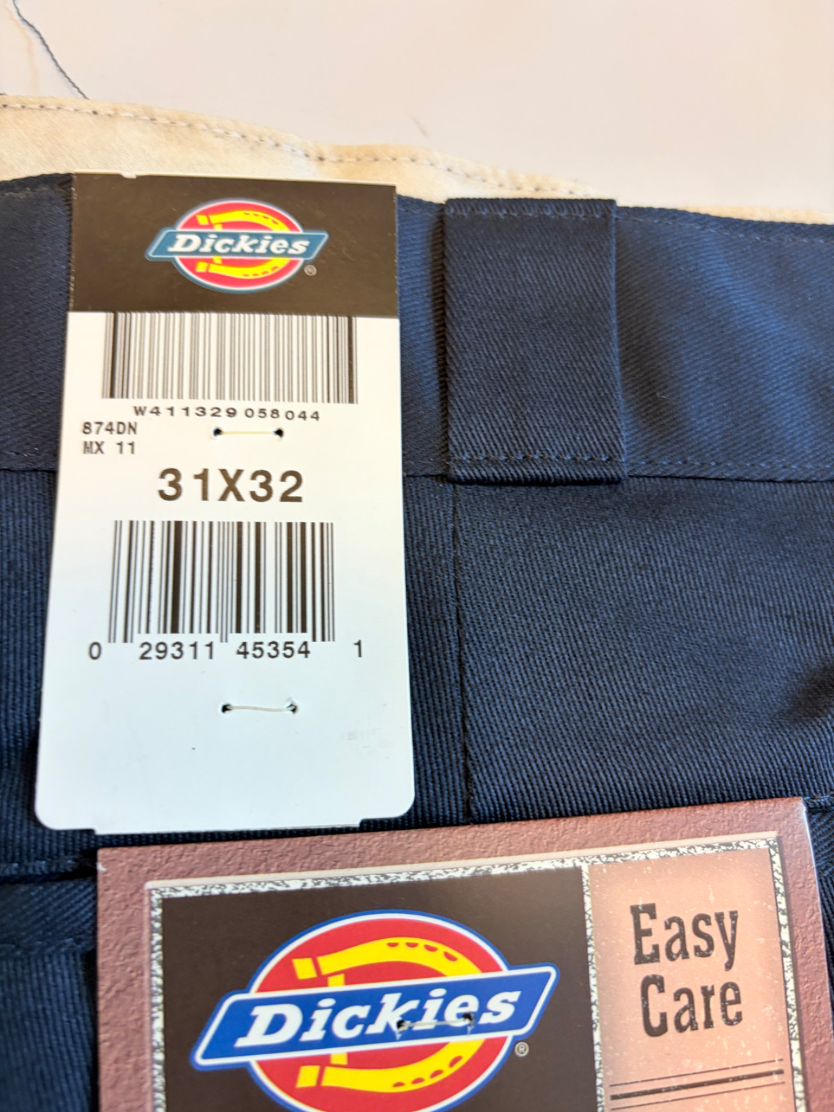 Dickies Blue flat front work pants