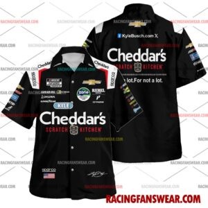 Kyle Busch Nascar Racing 2026 Uniform Apparel Clothes Hawaiian Polo Shirts