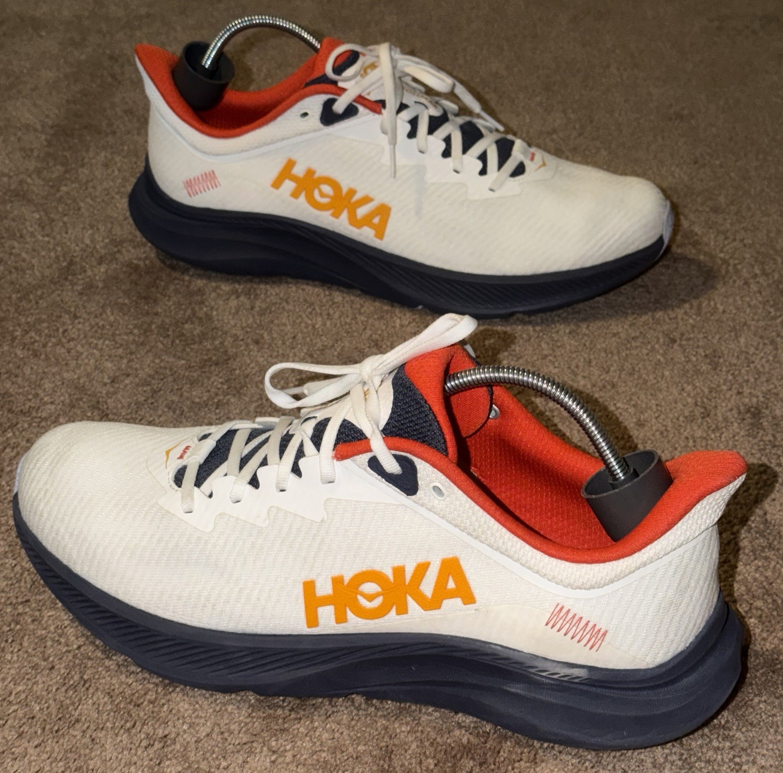 Hoka One One Solimar White Nautical Dusk – 1123074-WTNT Size 14 ** NO INSOLES **
