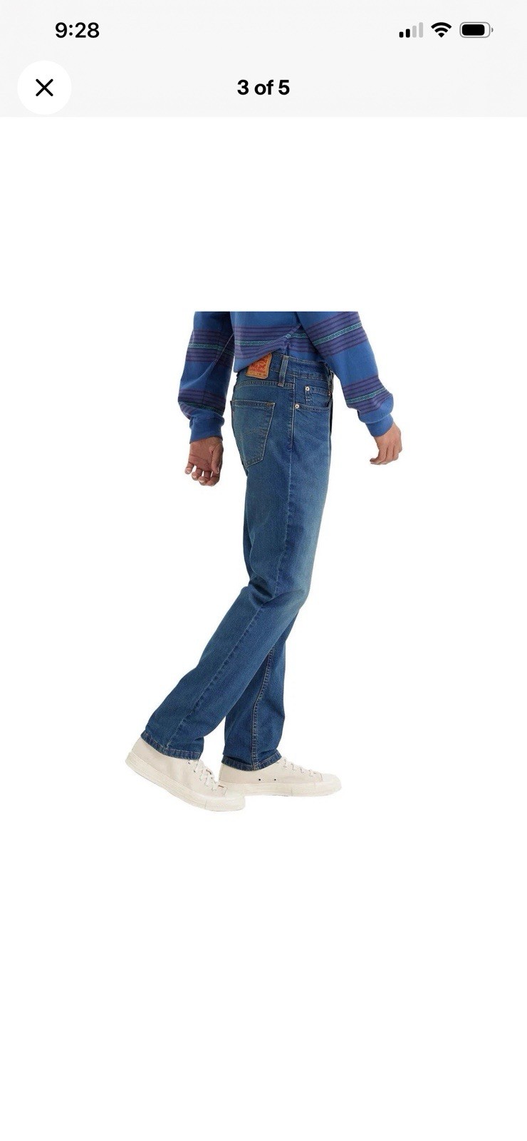 Levi’s Men’s 511 Slim Fit Jeans 30W X 29L Sits Below Waist Slim Throughout