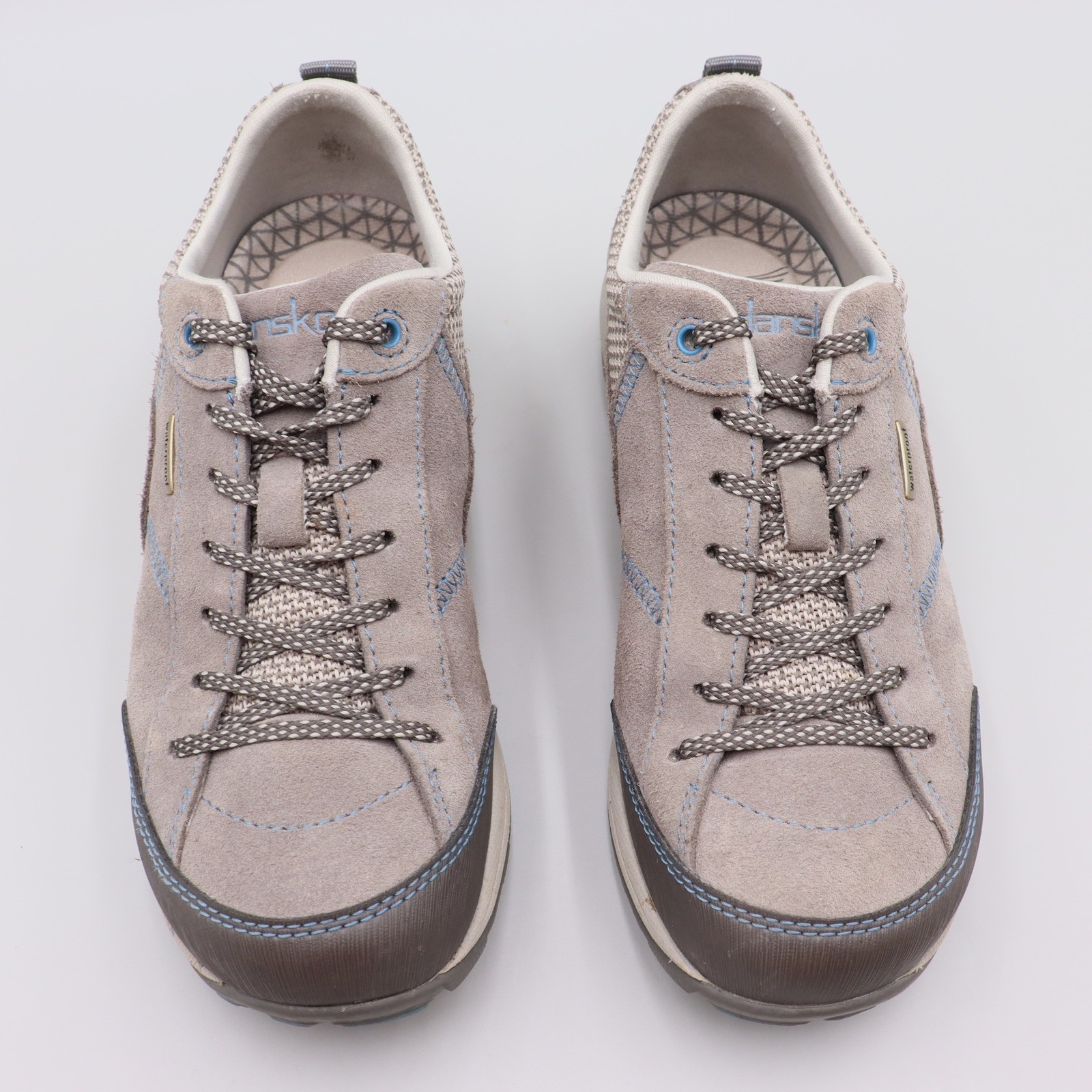 Dansko Paisley Waterproof Suede Walking Shoes Taupe Grey Women’s Size 5.5-6 US