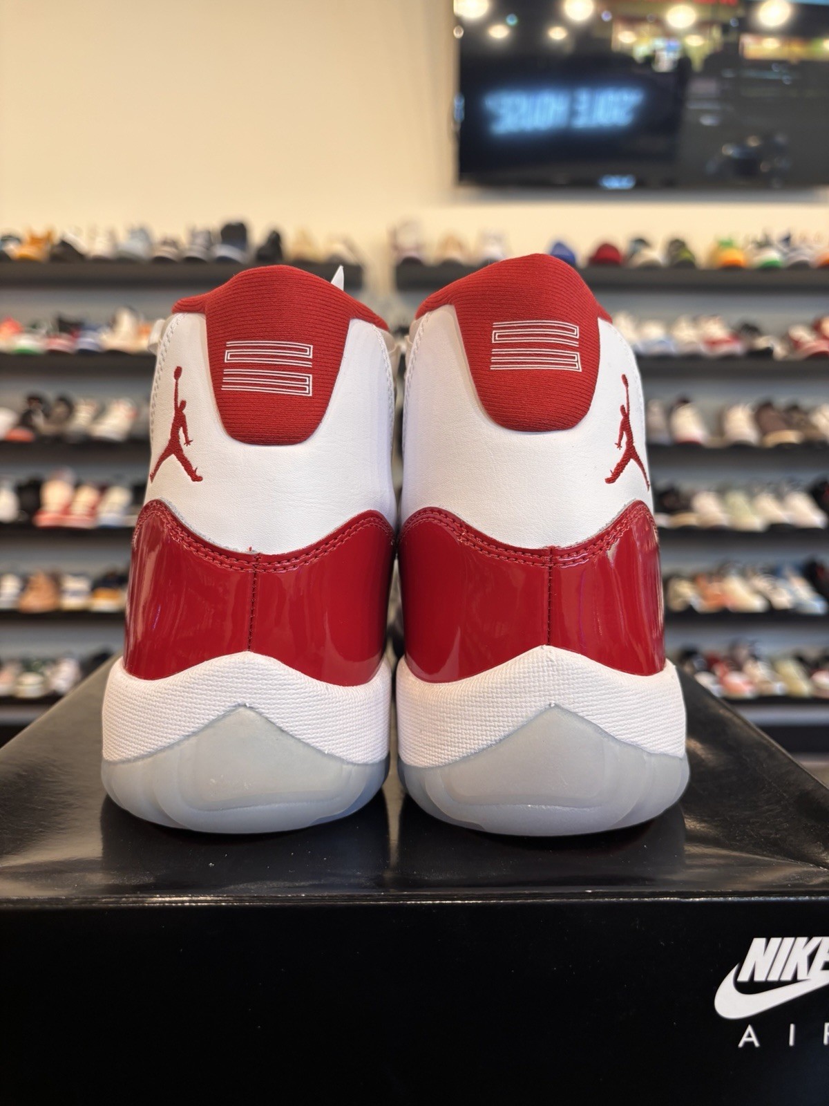 Jordan 11 Retro High Cherry Size 12 Brand New Red White