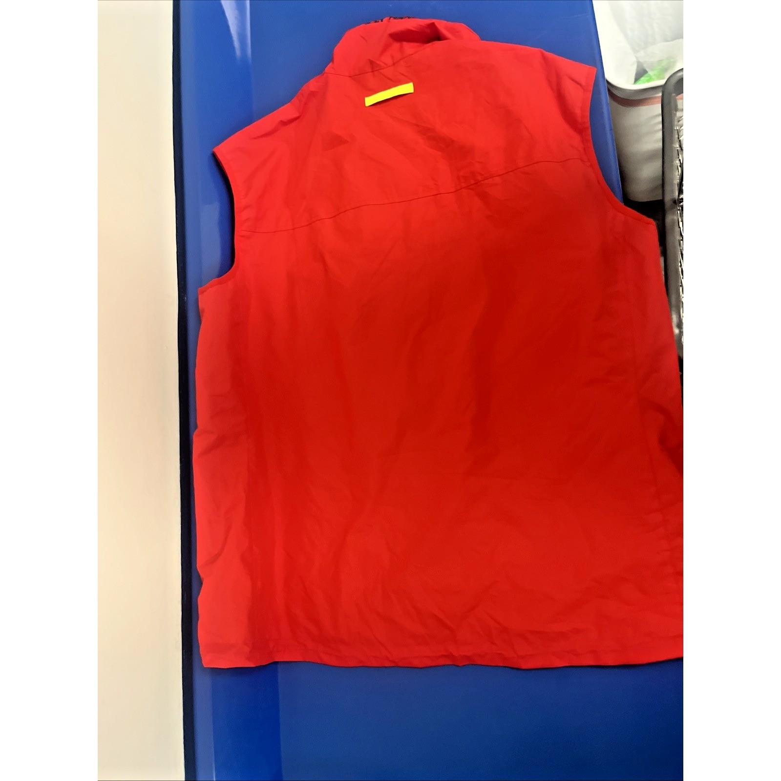 Helly Hansen 3XL Red Sailing Vest Windbreaker Shell Full Zip Waterproof Outdoor