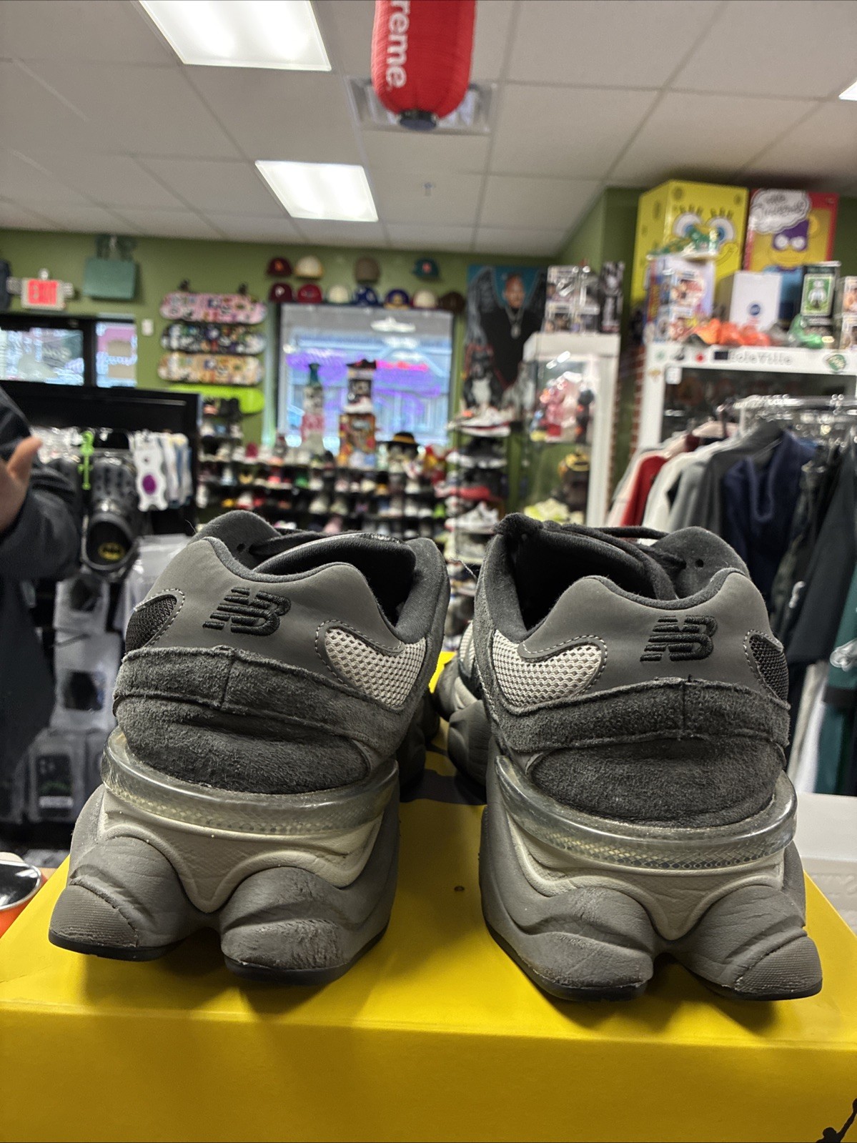 Size 12 – New Balance 9060 Triple Black Suede