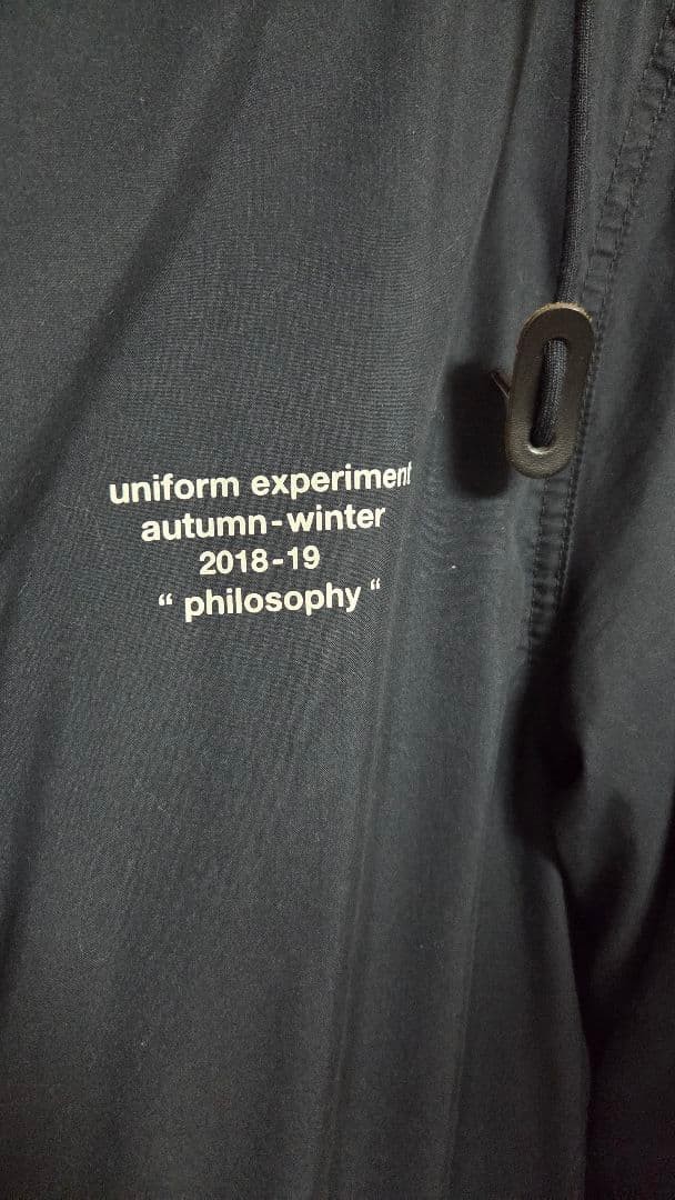 uniformexperiment×ALPHA M-51 Quilted Mod Coat Black Free Size