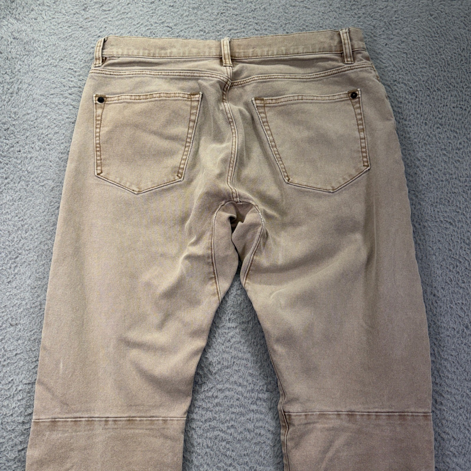 Proof Rover Pant Mens 31×30 Tan Khaki Sorbtek Canvas Slim Straight Huckberry