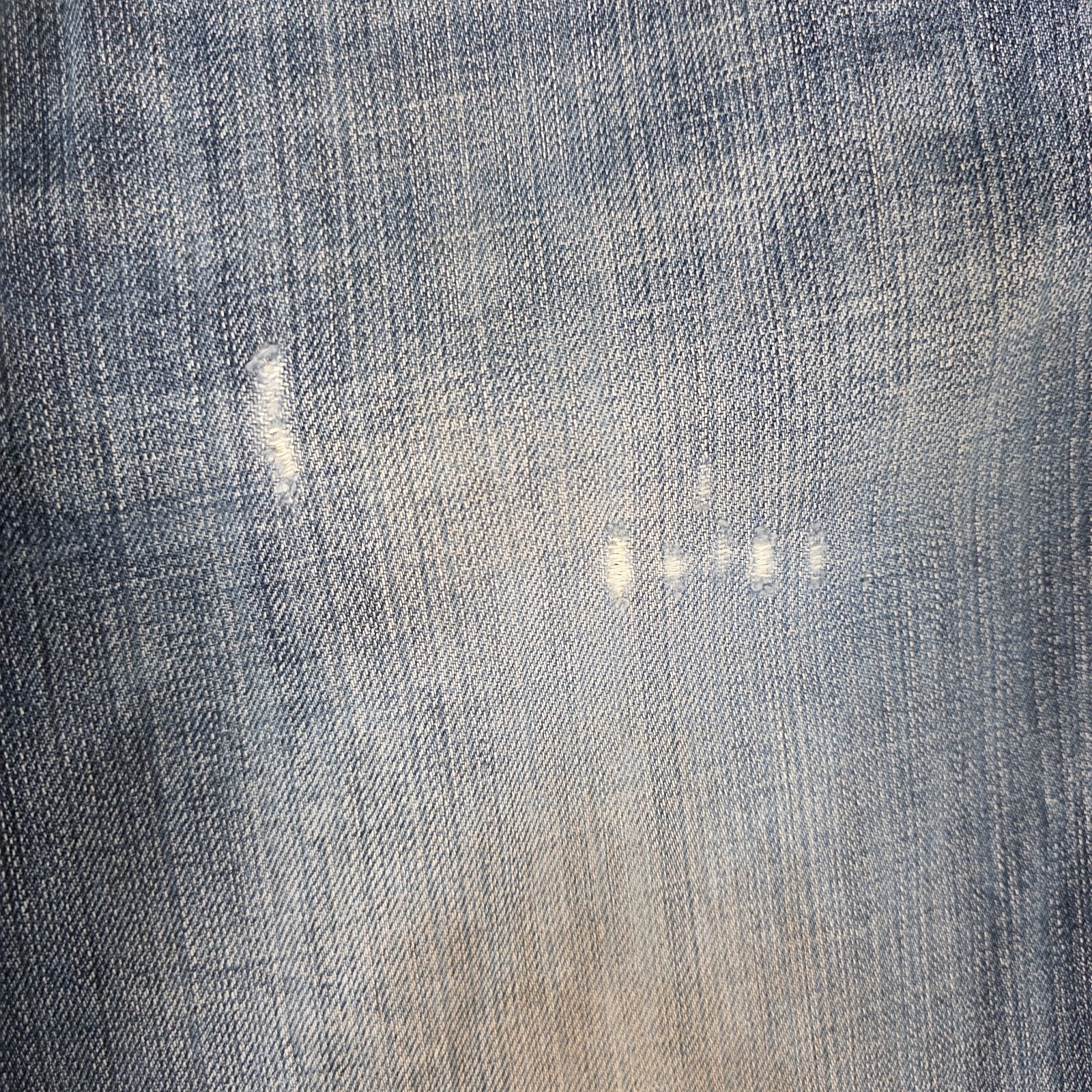 G Star Raw Jeans Mens 36×33 (Measured) Blue 3301 Straight Distressed Denim