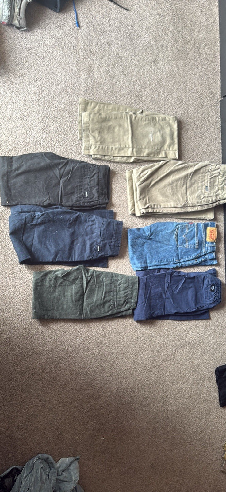 Lot Of 9 Boys Volcom Size 27 Pants Used