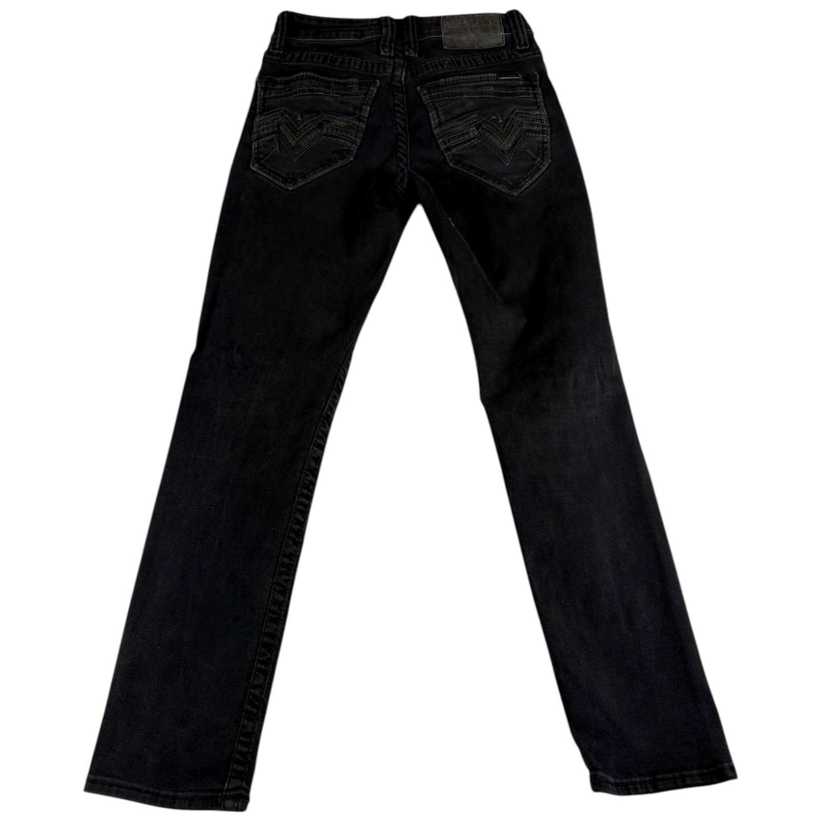 Buckle Salvage Mayhem Straight Regular Fit Jeans Mens 28×32 Black Denim Low Rise