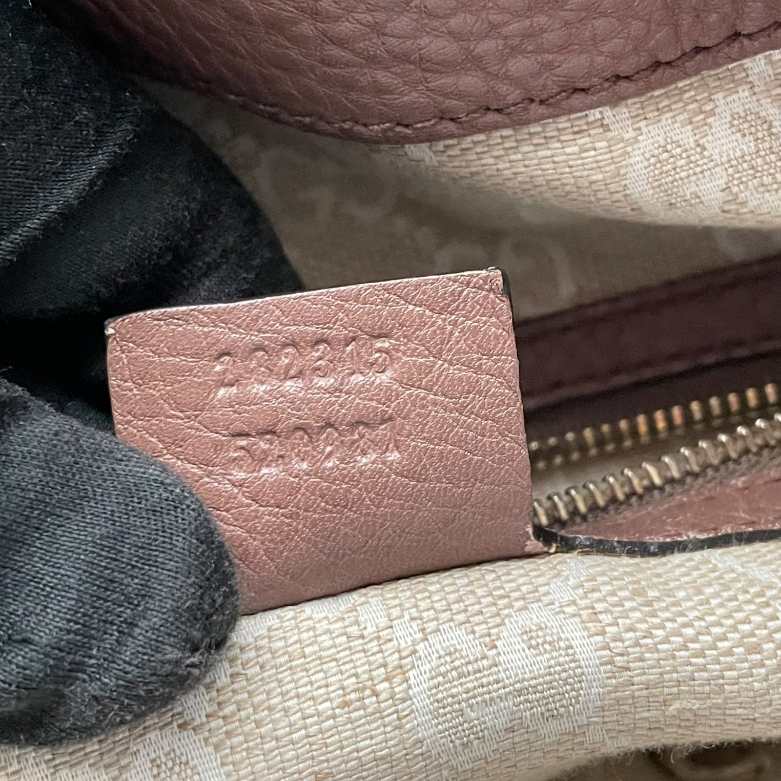 Authentic GUCCI Bamboo Tote Bag Leather Pink Gold Hardware Elegant Classic