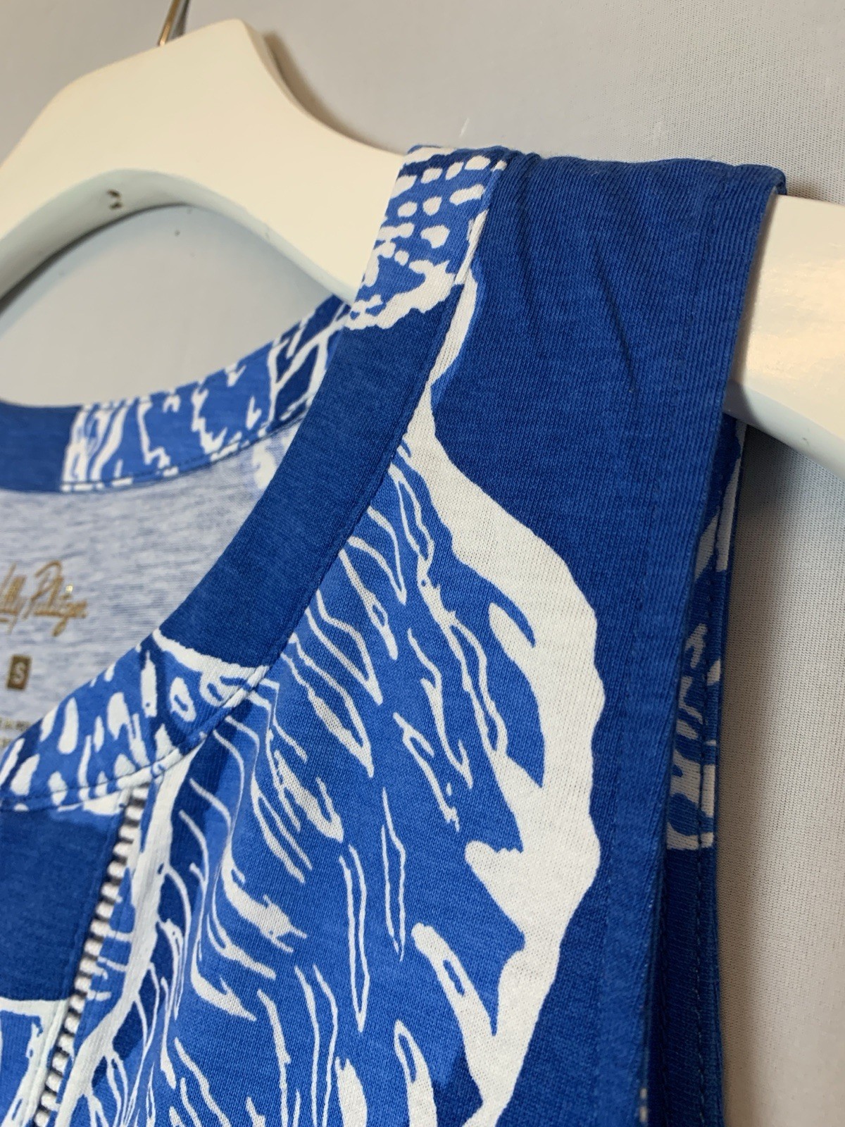 Lilly Pulitzer Dress Medium Blue Shells Maxi Sydnee Shell of a Good Time