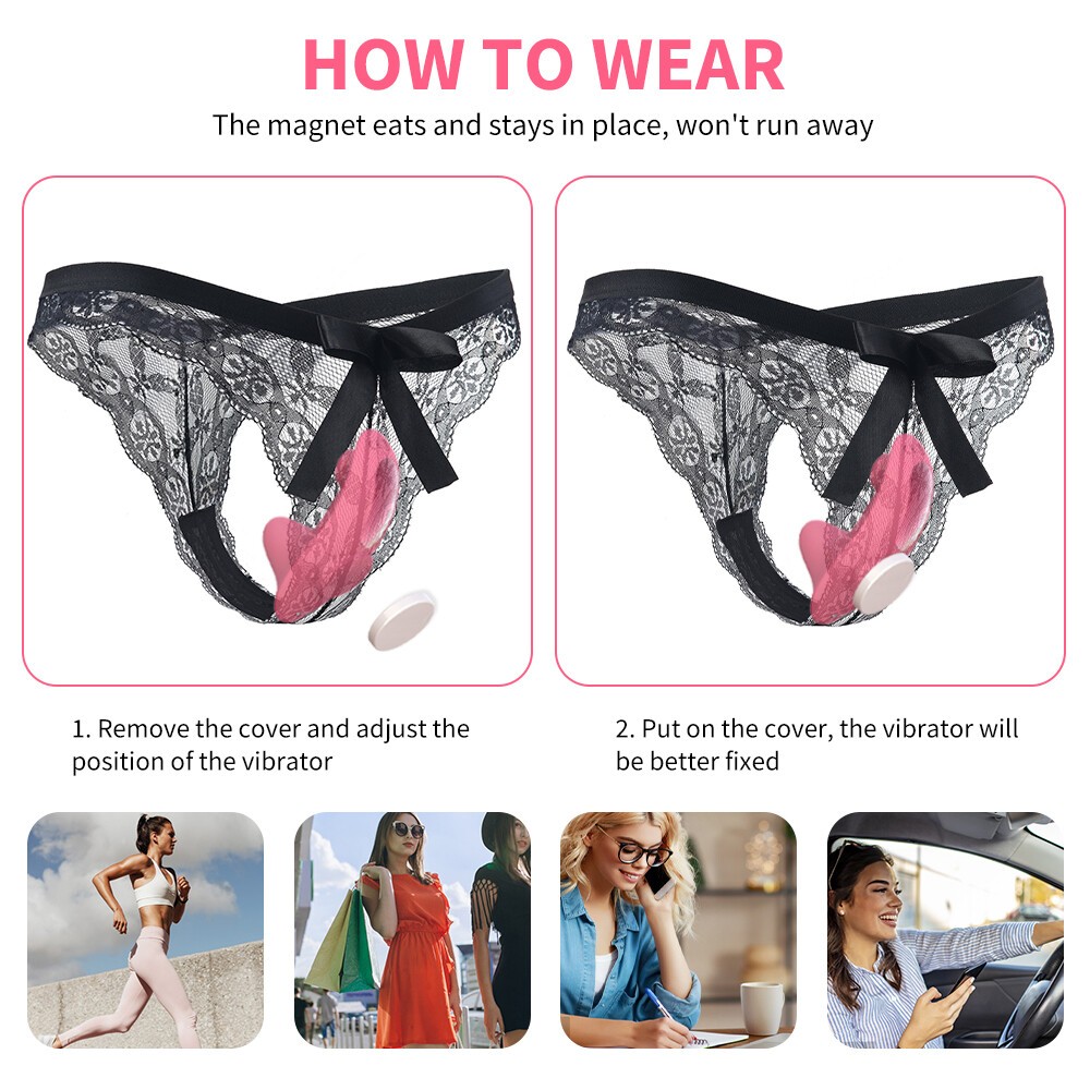 10 Mode Remote Control Underwear Vibrating Women Panties Massager Wireless Toys