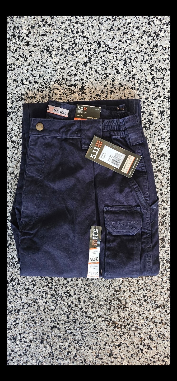5.11 Tactical Men’s Navy Blue Cargo Pants Style 74251, Size 36×30