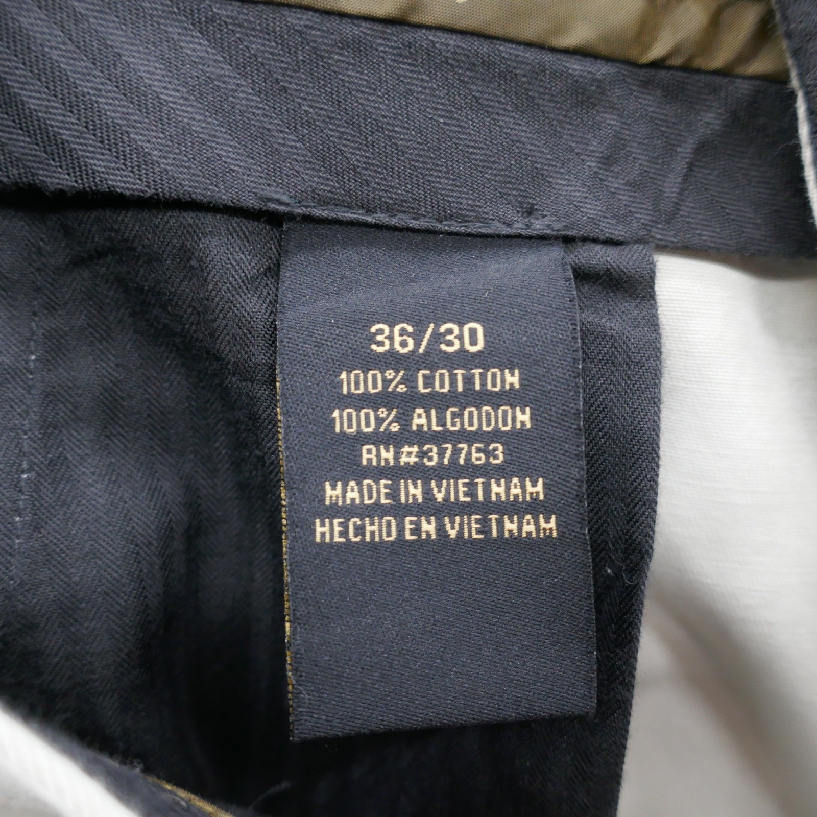 Savane Select Edition Mens Beige Pleated Cuffed Cotton Dress Pants 36×30 NEW