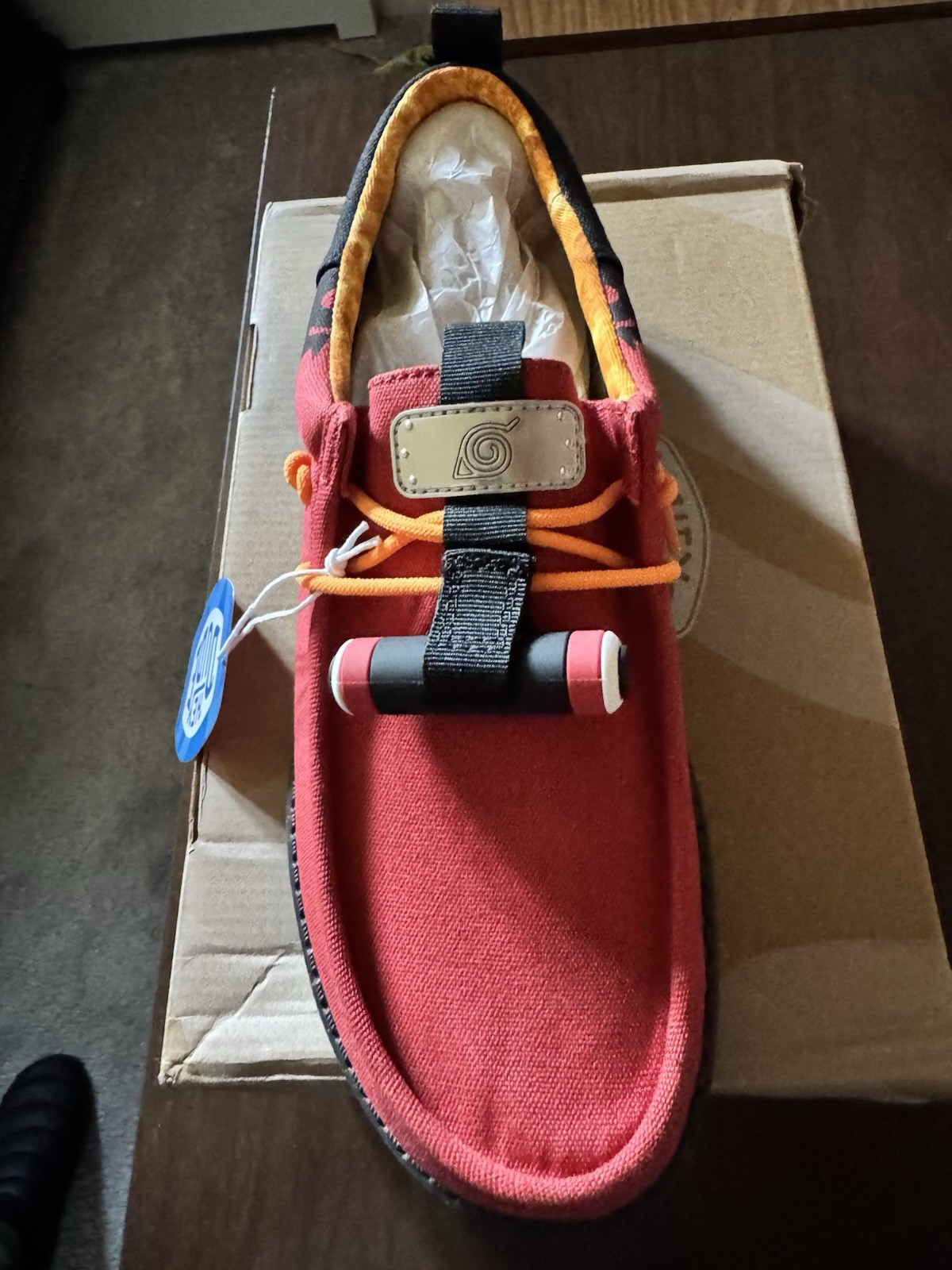 Hey Dude x Naruto Sage Mode Wally Funk Limited Time Collab Mens Size 10 New