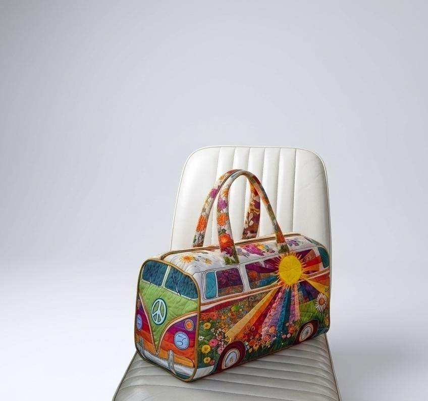 3D Printed Quilted Tote Bags Personalized Tote Bag Lightweight Travel Bags.