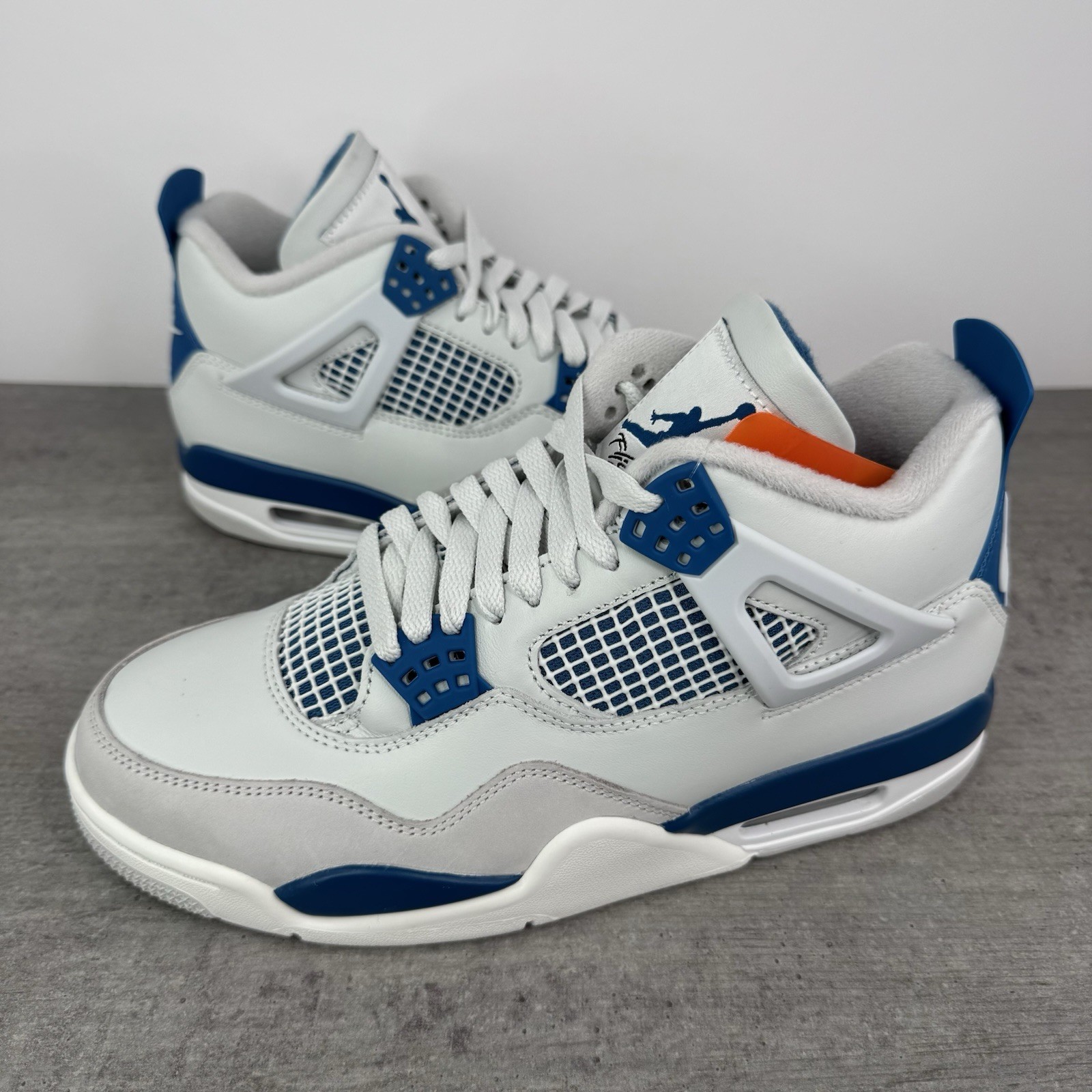 Nike Air Jordan 4 Retro ‘Military Blue’ – Men’s Size 8 – FV5029-141 White/Blue