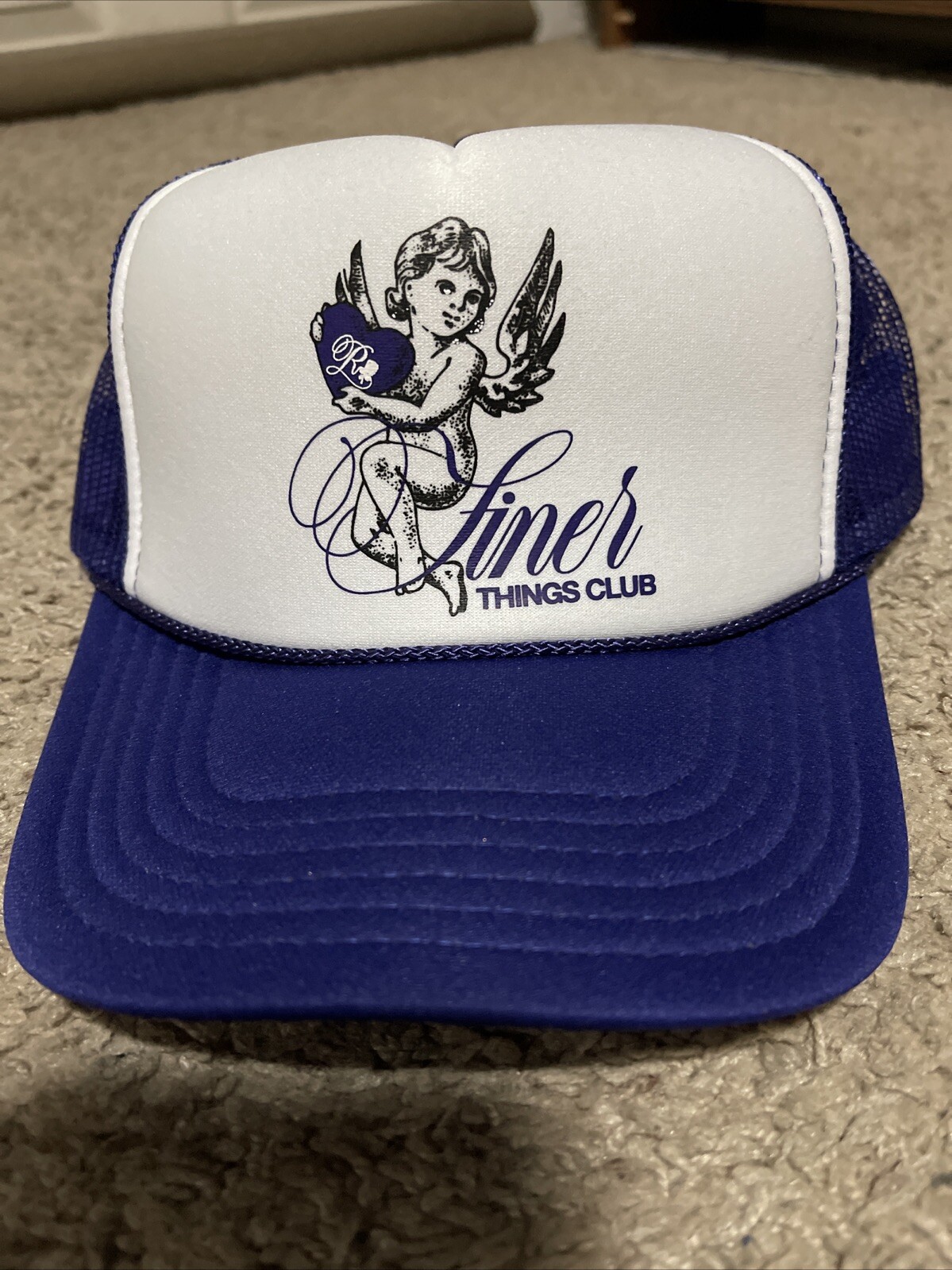 “Rare Roses” FTC Purple Finer Things In Life Baseball Cap Hat Mens Trucker
