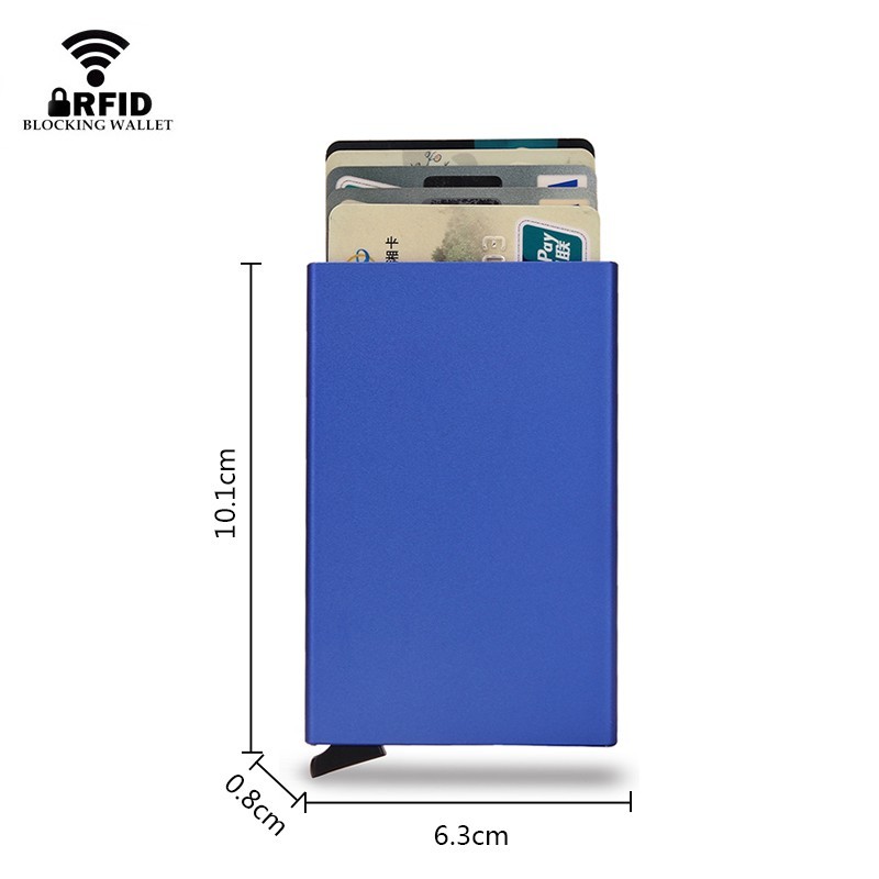 Mens RFID Blocking Slim Money Clip Carbon Fiber Wallet ID Credit Card Holder New