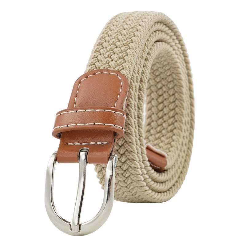 Elastic Fabric Braided Belt,Enduring Stretch Woven Belt for Unisex Men/Women/Jun