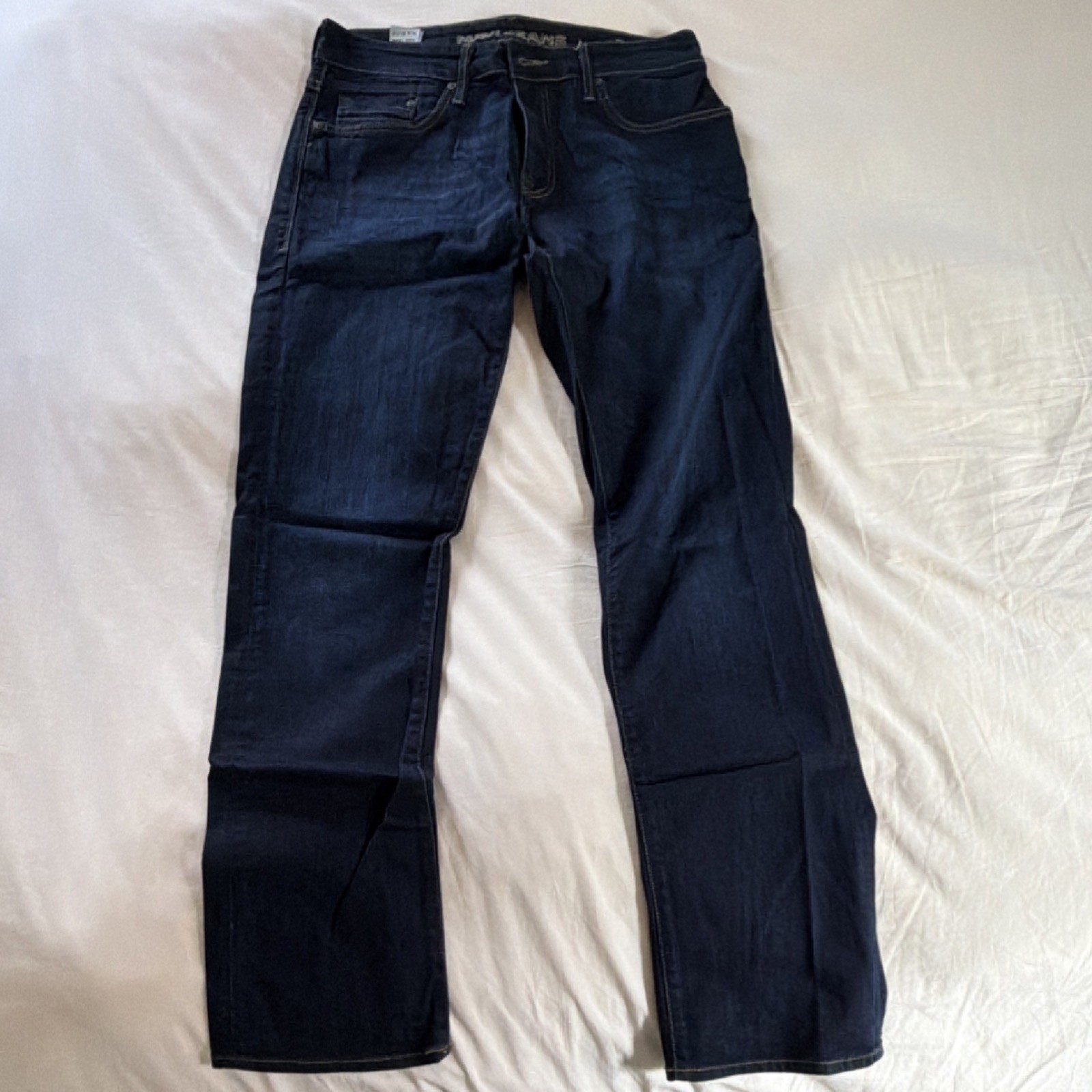 Mavi Straight Fit Dark Blue Denim Jeans Men’s Stretch 5-Pocket Design
