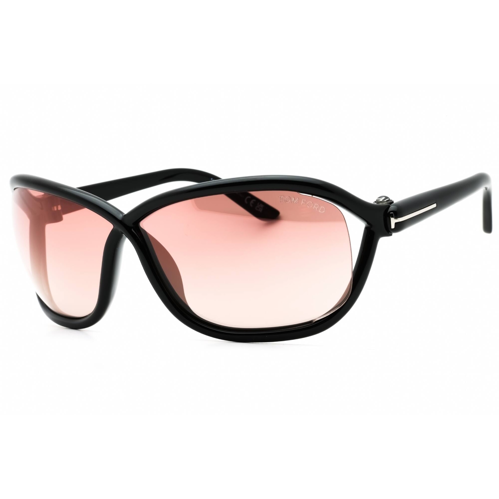 Tom Ford Women’s Sunglasses Shiny Black Injected Propionate Full Rim FT1069 01Z