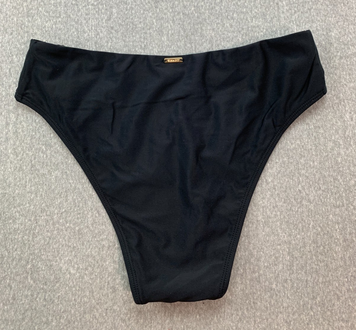 Zmart Lined V Front Bikini Tankini Swimsuit Bottom Women S Black Sleek Modern