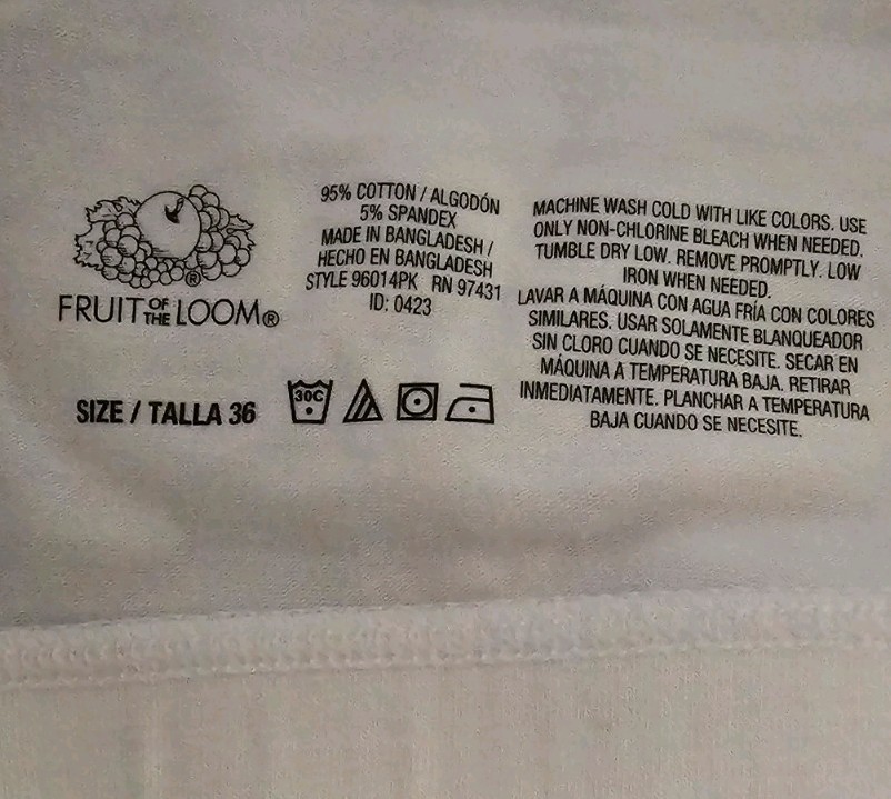 NWT Pair of Front Closure Unlined Bras / White Beige Fits 34-36 B
