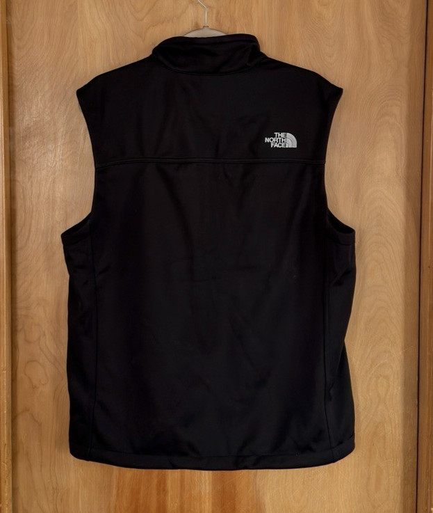 The North Face Men’s Ridgewall Soft Shell Vest Black Size L NWT Embroidered