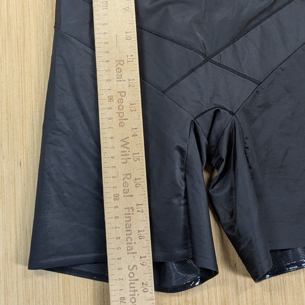 Miraclesuit Black Extra Firm Control High Waist Thigh Slimmer Shapewear Size M