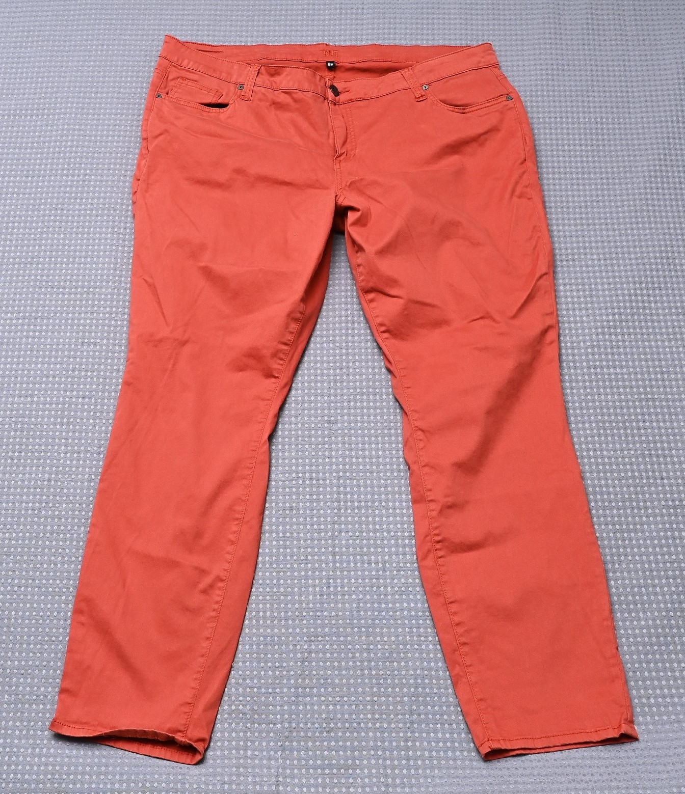 KUT From The Kloth® 98% Cotton 2% Spandex Boyfriend Jeans Size 18W Red
