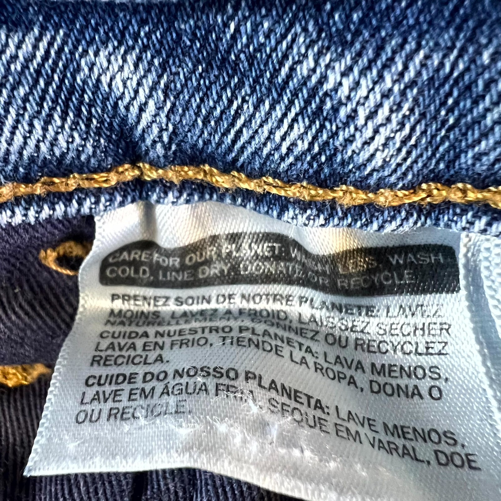 Levi’s 410 Jeans Men’s 36×34 Blue Denim Cotton 5-Pockets Straight Leg Streetwear